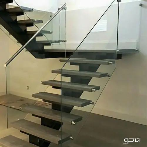 نرده شیشه ای فیکس پوینت