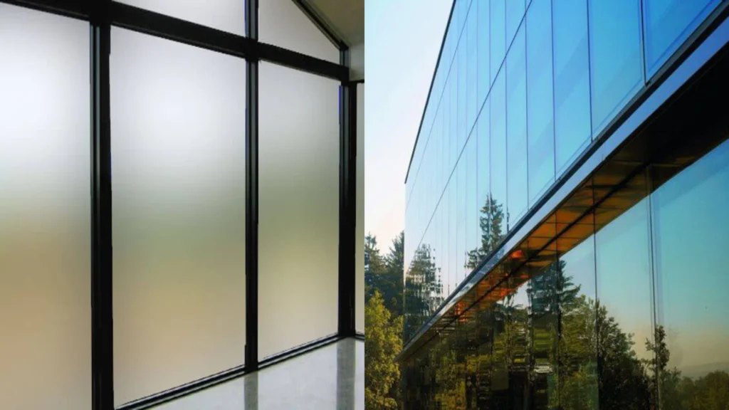 مقایسه شیشه رفلکس و مات