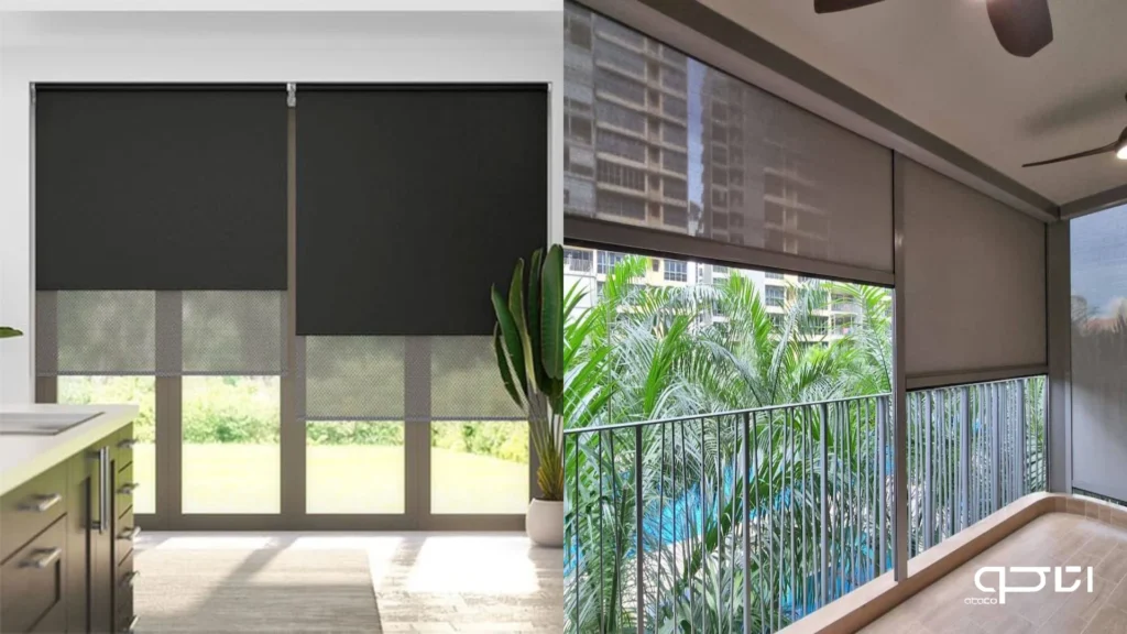 تفاوت عملکرد شید رول و زیپ اسکرین