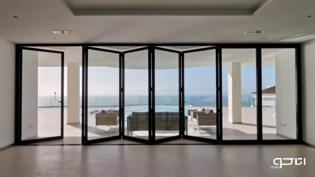 طول عمر درب آکاردئونی