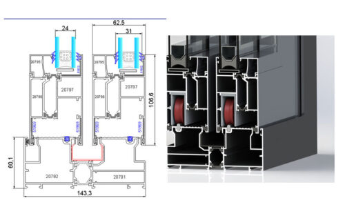 ترمال بریک لیفت اند اسلاید کشویی TS-143