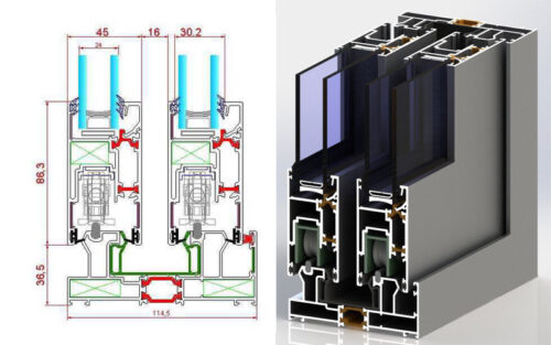 كشويي ترمال بريك ليفت انداسلايد Ts115