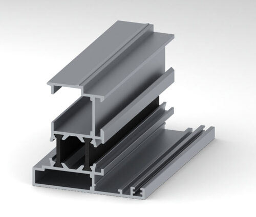 پروفیل وسط دو لنگه