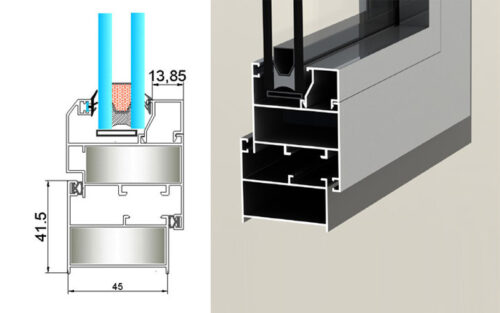 پنجره آلدوکس سبک طرح ایران AH-45L