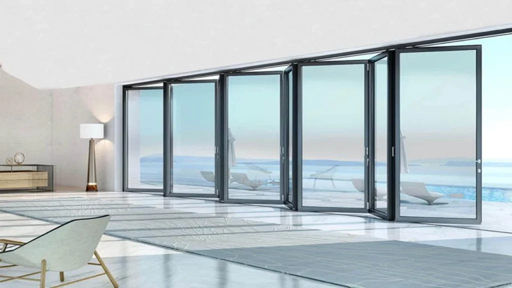 شیشه بالکن تاشو