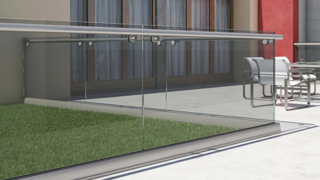 نرده شیشه ای دفنی