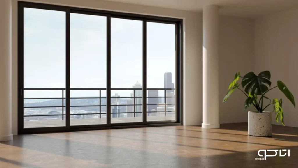 پنجره UPVC مقرون یصرفه