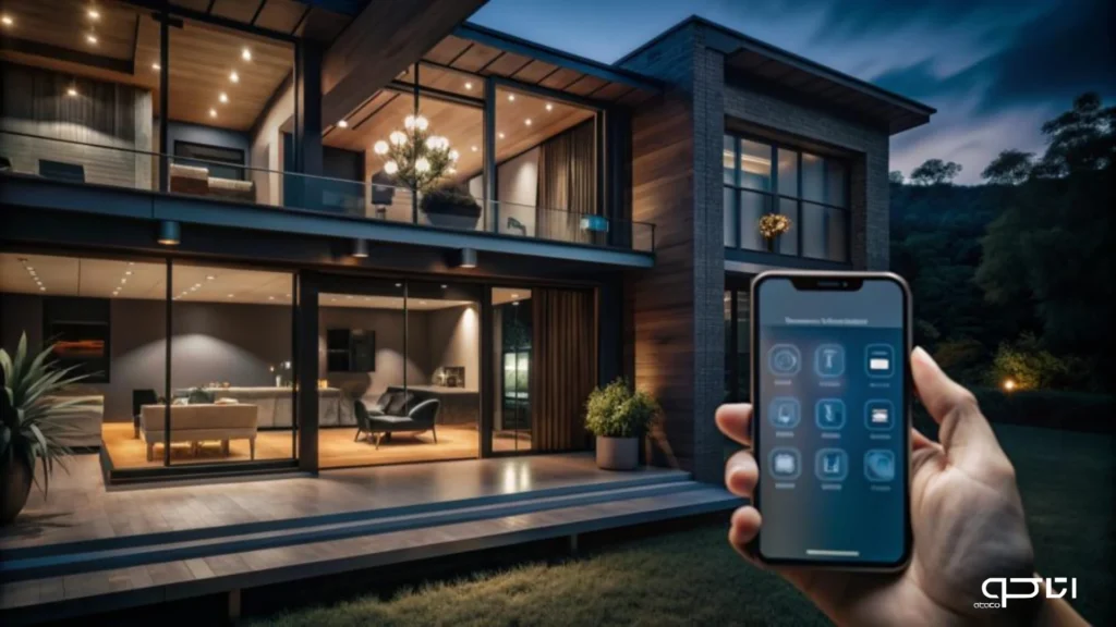 سیستم هوشمند کنترل امنیت ویلا