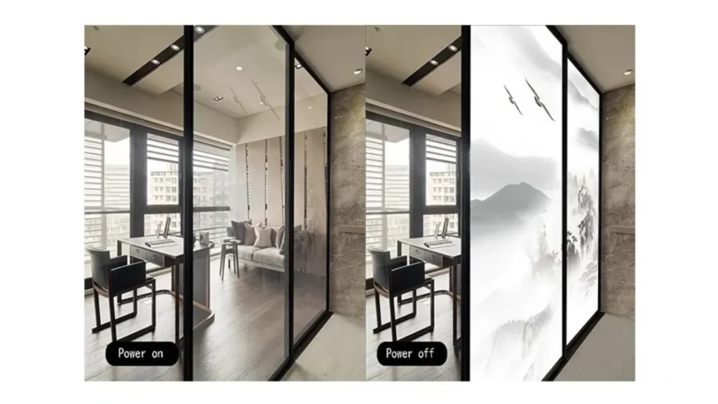 شیشه هوشمند الکترونیکی PDLC