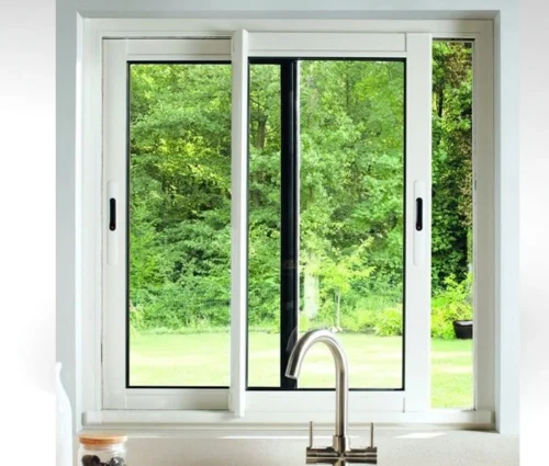 پنجره upvc کشویی تک ریل